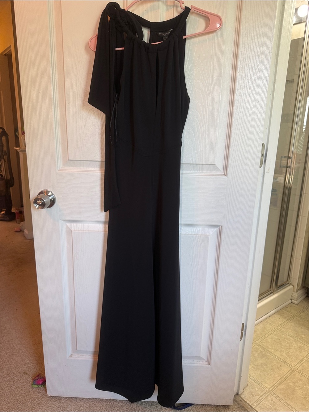 Banana Republic Black A-line long dress